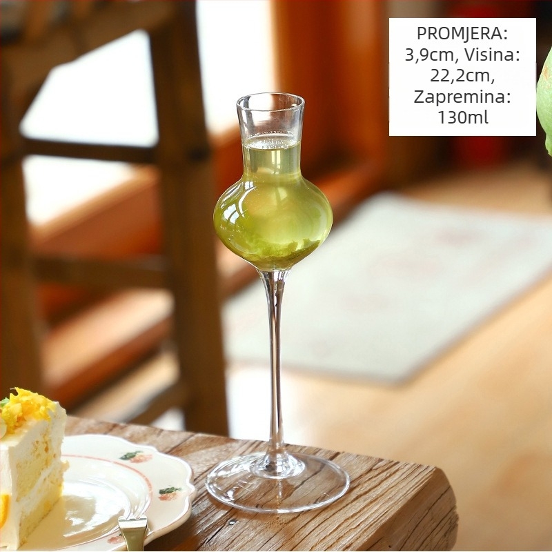 Staklena čajna šalica - Novi kineski stil, jednostruka, set od šest šalica, moguć otisak logotipa