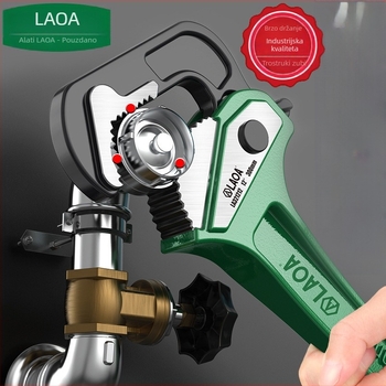 Old A teške cijevne kliješta s brzim djelovanjem – višenamjenske kliješta za cijevi, univerzalne čeljusti, težina 0,5 kg