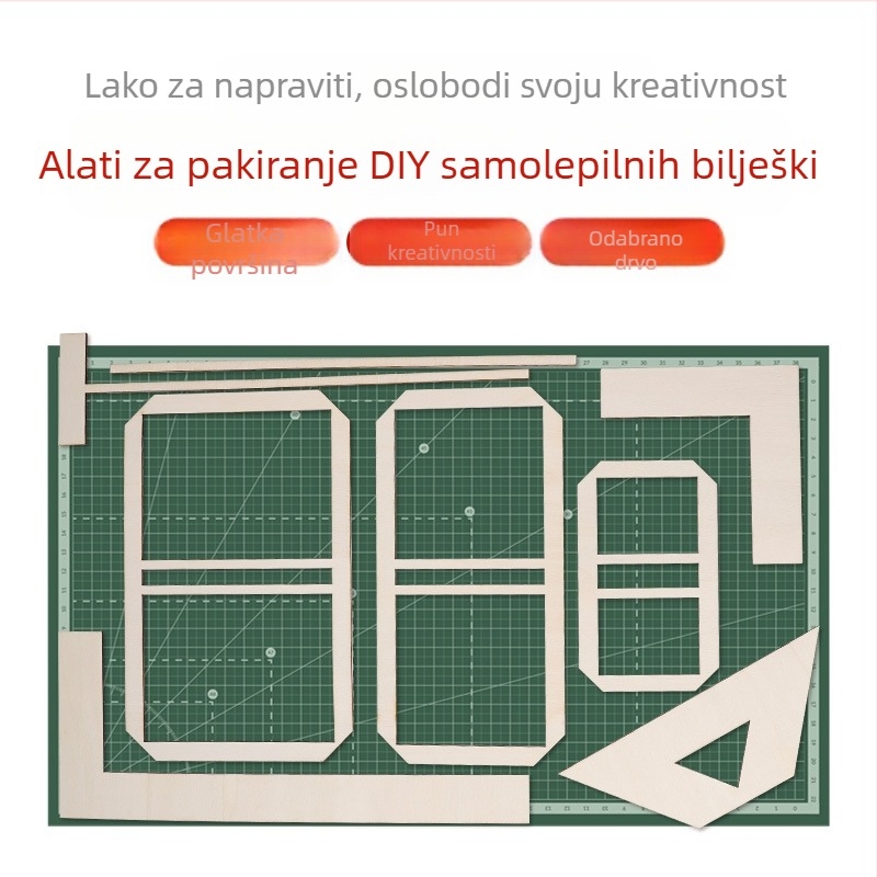 DIY drveni set alata za izradu bilježaka od Chuangyiist — ovlaštena privatna marka; Značka: Chuangyiist