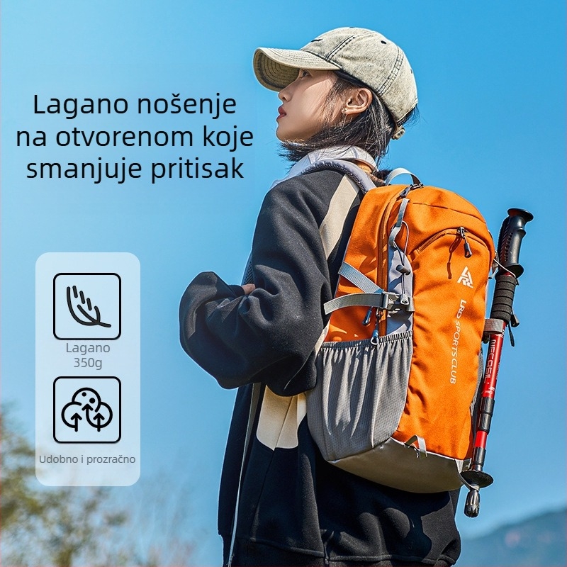 Sportski ruksak za unisex – Oxford tkanina, lagan za planinarenje i kampiranje, prozračne naramenice s zračnim jastučićem, ležerni stil putovanja