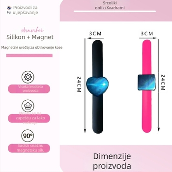 Magnetski alat za kosu s klipom i usisnim držačem za foto studio