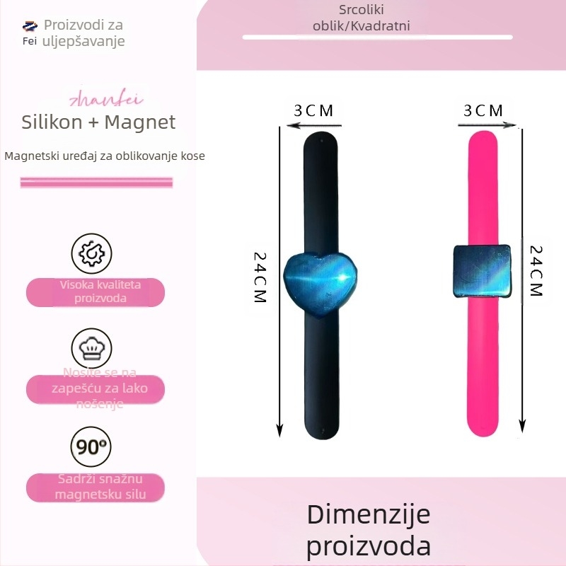 Magnetski alat za kosu s klipom i usisnim držačem za foto studio
