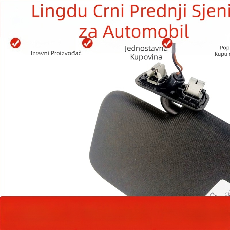 VW Lingdu CC sunčev jastučić s ogledalom za šminkanje, PVC, ugrađena instalacija, originalni stil