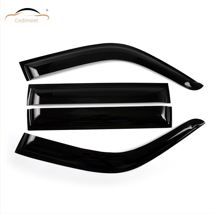 Deflektor kišnog prozora automobila Toyota Land Cruiser FJ/LC, 1990–2010, akril, set od 4 komada, kompatibilno s FJ60/70/76/78/79/80/100 i LC200