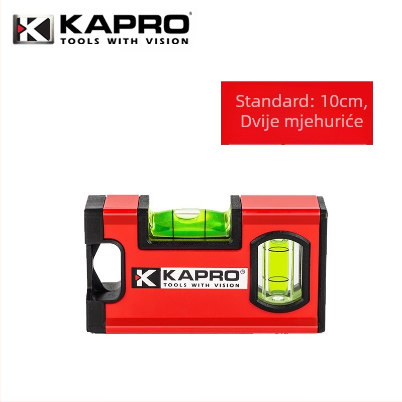 KAPRO nivelični ravnalo od aluminijske legure, model 771, magnetsko, visoka preciznost, kućna upotreba