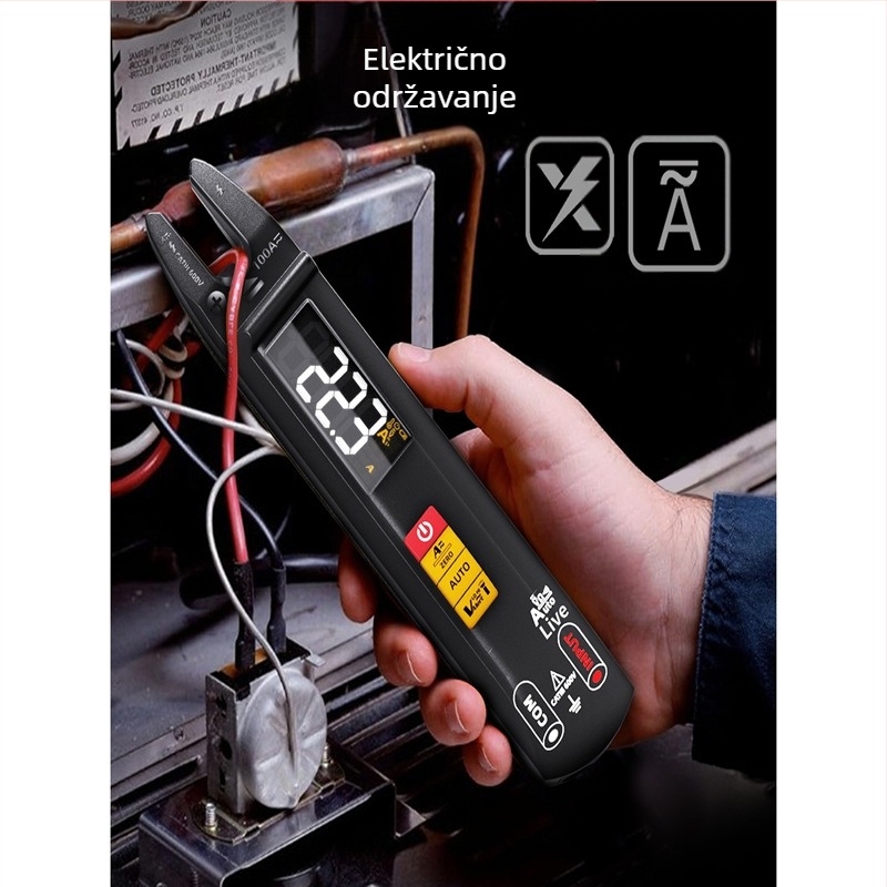 BSID automatski AC/DC klampometar i multimetar, visoka preciznost, kompaktan alat za električare s zaštitom od pregorijevanja