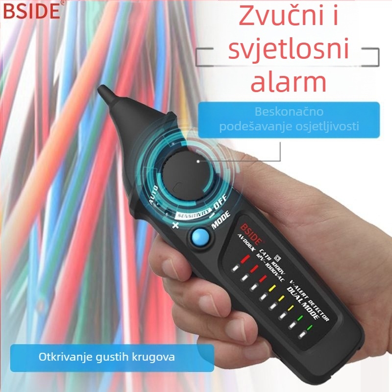 BSIDE Inteligentni indukcijski električni tester za otkrivanje prekida u vodičima i identifikaciju faznog/neutralnog vodiča