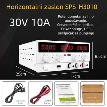 SPS-H3010 prilagodljivo DC preklopno napajanje, 30V 10A