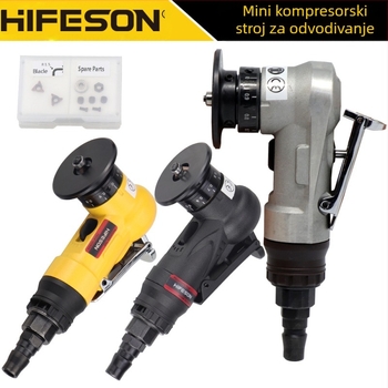 Sea Flying Shark mini ručna pneumatska mašina za zaobljavanje rubova, model 45RC, snaga 45RC, namijenjena za oblikovanje pravokutnih rubova