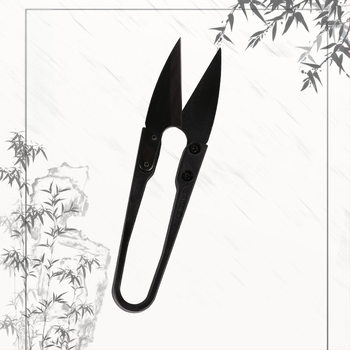 Eagle Brand škare za pređu – V-tip oštrica, visoko ugljični čelik, TPR držač, fino poliranje