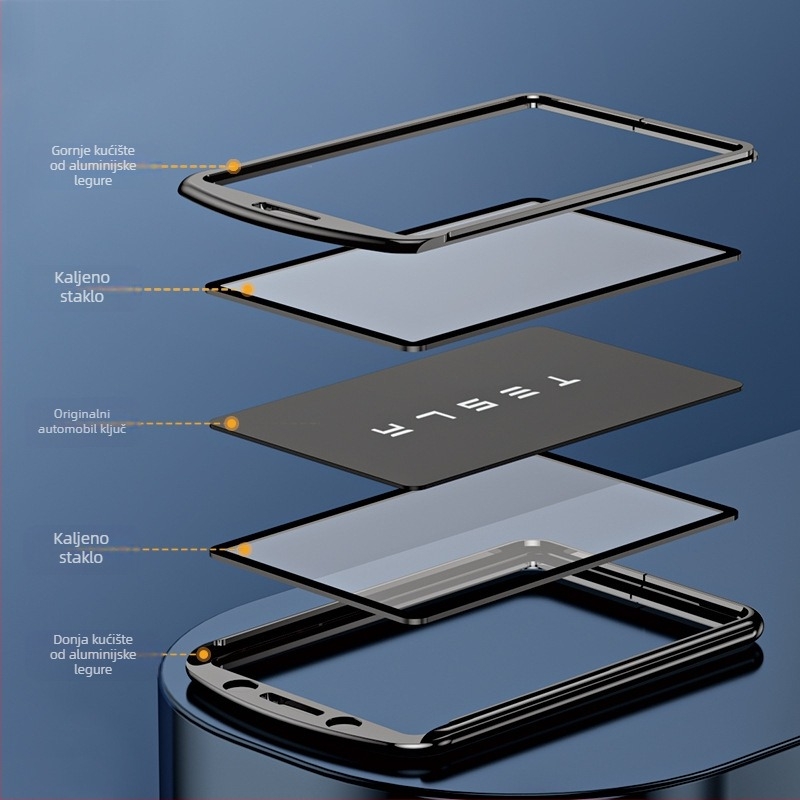 Korpus futrole za ključ M9, 2024 M7 Ultra i S9 - aluminijska legura, vrhunski dizajn, prilagodljiva obrada