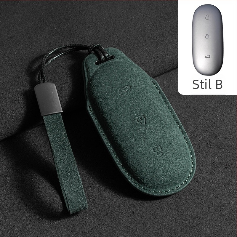 Etui za ključ za Ideal L7/L8/L9 Max i Ideal One — velur, jednostavan stil, s zaštitnom šnitom i kopčom