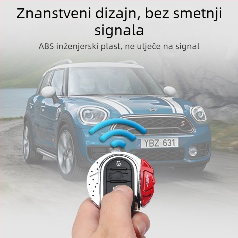 Kućište ključa BMW Mini Countryman – F series Caliper Key shell, PU materijal, trend stil, licencirana privatna etiketa