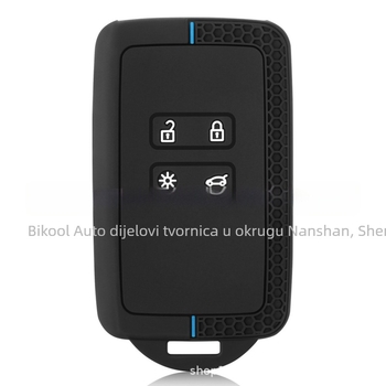 Silikonsko kućište za ključ Renault Koleos 2022 s uzorkom saća