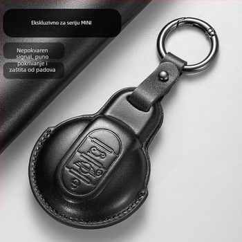 YESFOSO MINI kućište za ključeve Countryman/JCW/Clubman – Cortex, jednostavan stil, prilagodljivo obrađivanje, licencirani privatni brend