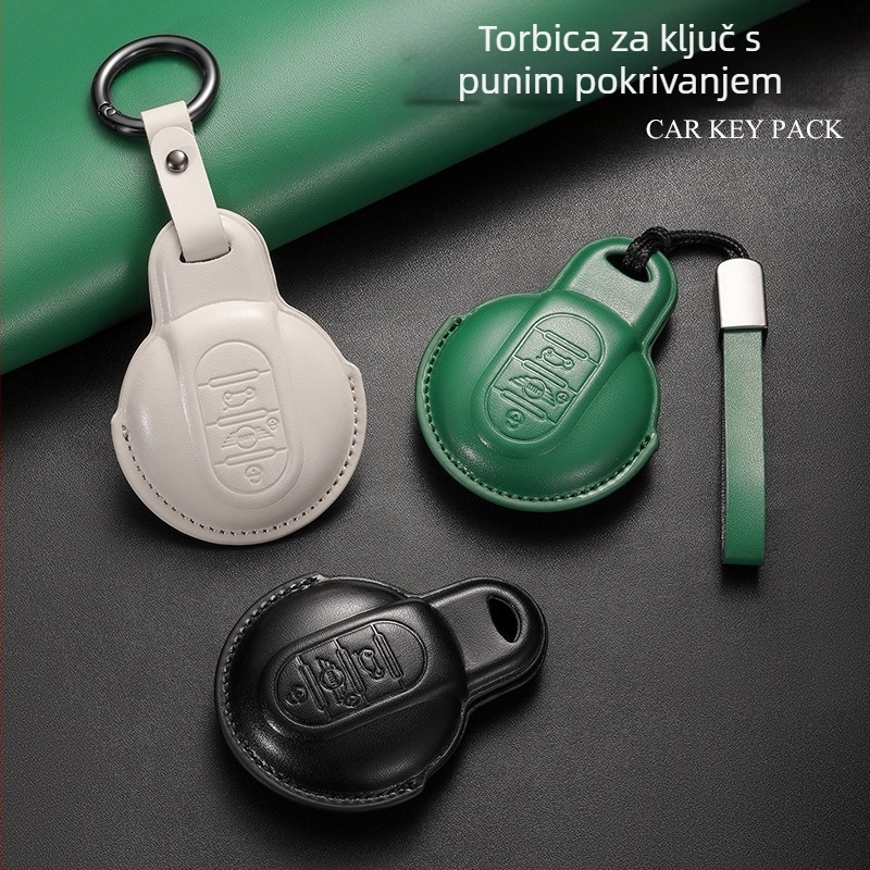 YESFOSO MINI kućište za ključeve Countryman/JCW/Clubman – Cortex, jednostavan stil, prilagodljivo obrađivanje, licencirani privatni brend