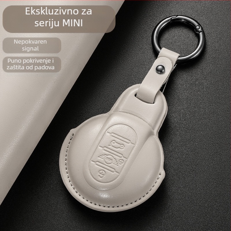 YESFOSO MINI kućište za ključeve Countryman/JCW/Clubman – Cortex, jednostavan stil, prilagodljivo obrađivanje, licencirani privatni brend