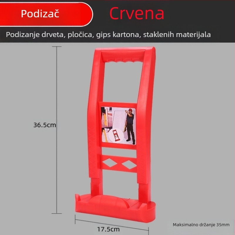 Podizač ploča — za keramičke pločice, staklo i gipsanu ploču; Audler plastični, 1 kom, za kućnu upotrebu
