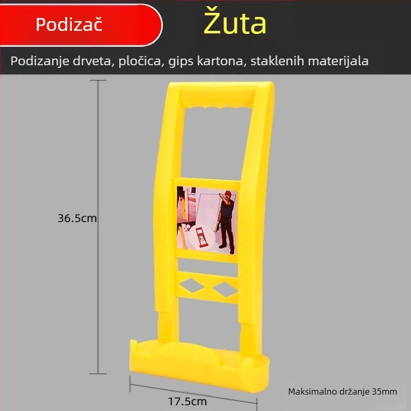 Podizač ploča — za keramičke pločice, staklo i gipsanu ploču; Audler plastični, 1 kom, za kućnu upotrebu