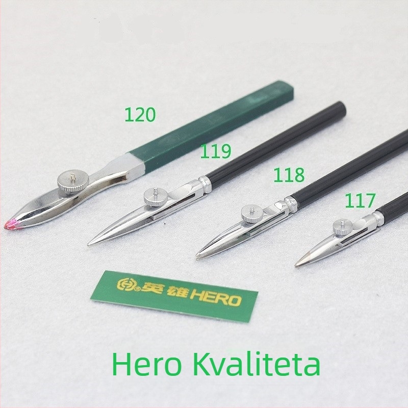 Hero pero s kljunom za ravne linije, metalno, modeli 120/119/118, 50 komada po paketu