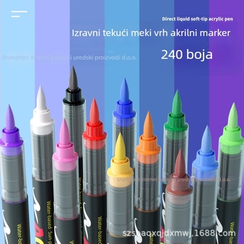 Flysea akrilni marker, miješane boje, OEM marka, neutralni uzorak