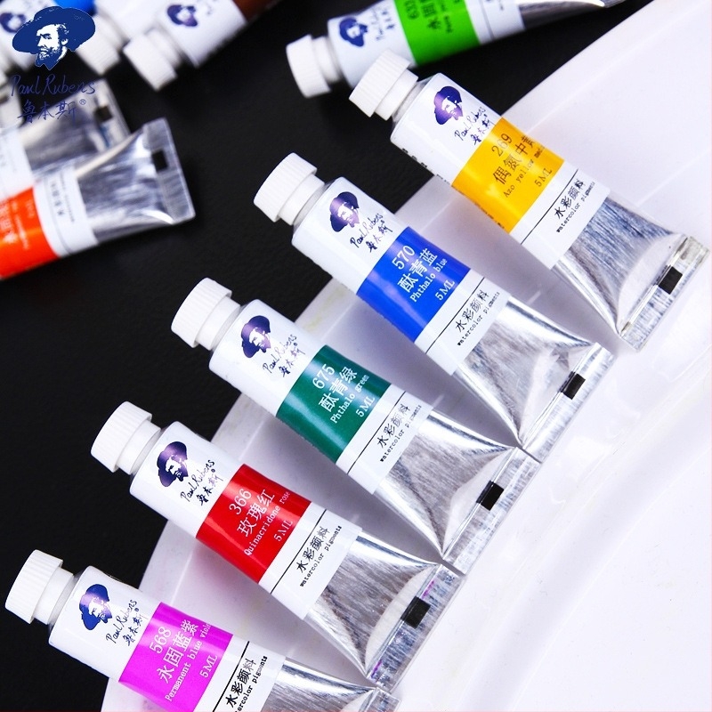 Rubens tubalne akvarelne boje – set za slikanje, pakiranje 18/24/36 komada