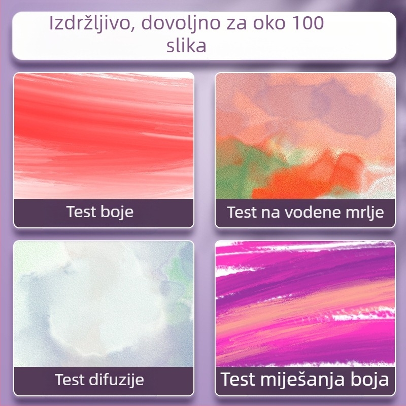 Morning Light set gouache pigmenata za crtanje – kutijasto pakiranje, osnovni materijali