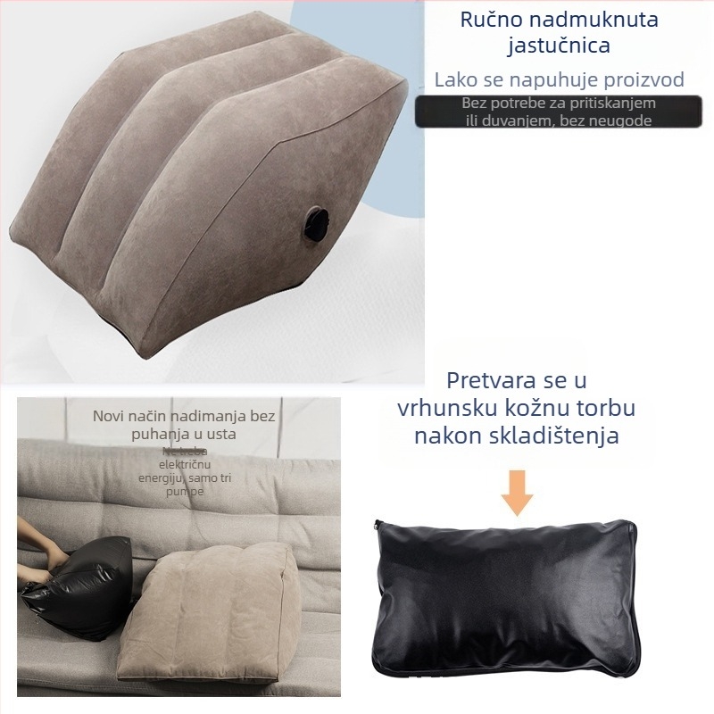 Naduvavajući jastučić za nogu od ekološkog PVC-a; debljina 0,4 mm; oblik romb ili jednostavan; težina 0,65 kg; marka KX, model 234071