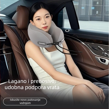 Chegeshi U-oblik putni jastuk za vrat s punjenjem od memorijske pjene, vanjski materijal – sintetička vlakna, za sve sezone, izvorni stil