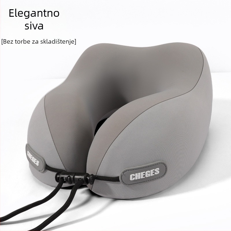 Chegeshi U-oblik putni jastuk za vrat s punjenjem od memorijske pjene, vanjski materijal – sintetička vlakna, za sve sezone, izvorni stil