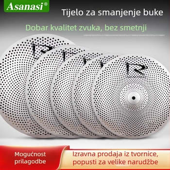 Činele Asanasi xyc01 za bubnjarski set, tih dizajn, promjer 31–50 cm