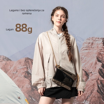 PLAY-KING Nylon Crossbody torba za outdoor sportove – vodootporna, ultralakša, sklopiva, unisex torba za telefon