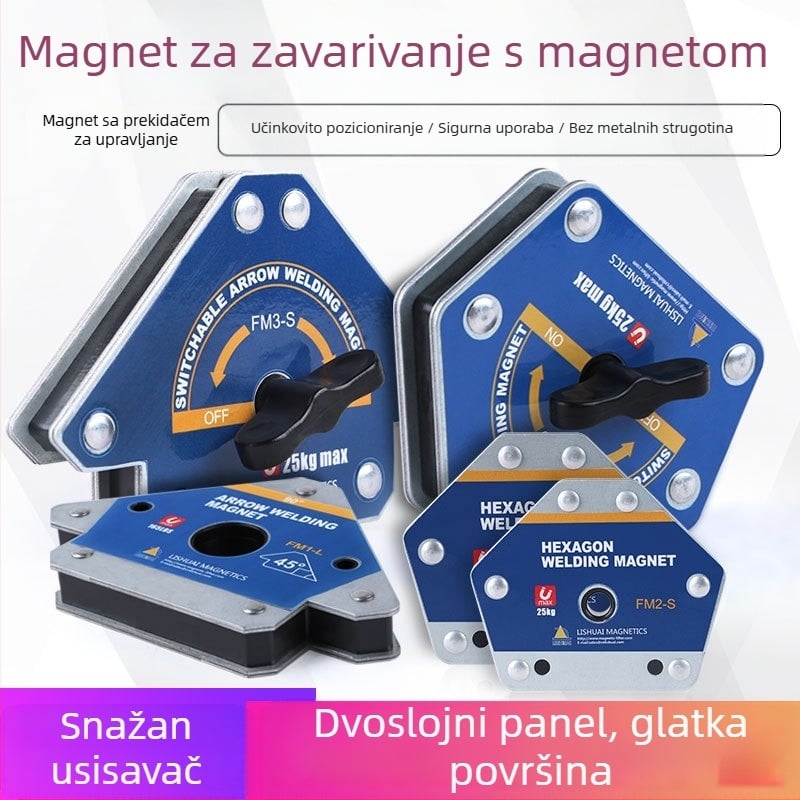 Magnetski zavarivački pozicioner - Lishuai, 25 kg držna snaga, držač za zavarivanje