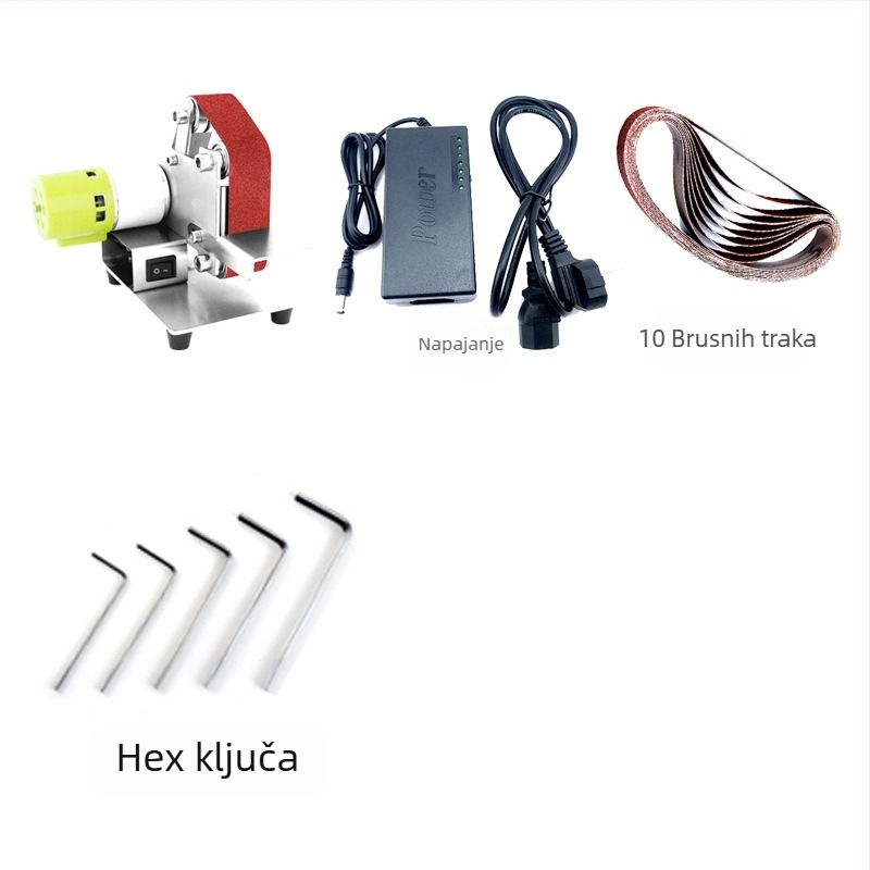 Twilight Vertikalna brusilica s remenom – priključno napajanje, 12V, AC jednofazni/DC do 50V
