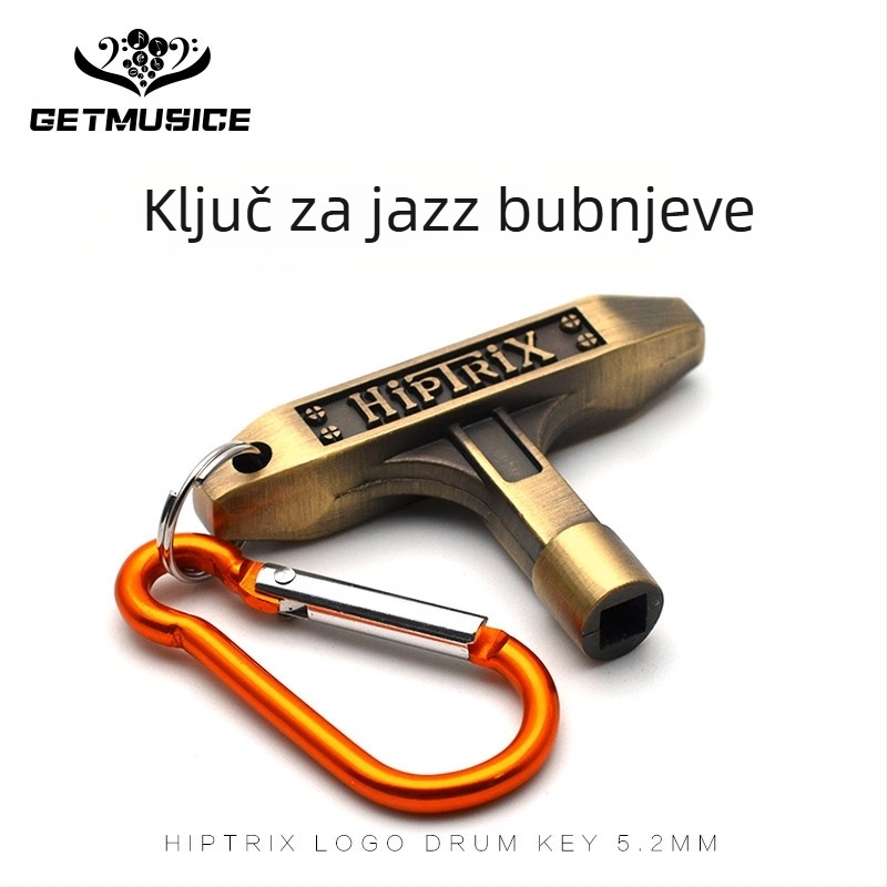 Metalni ključ za bubanj za bubnjarski set, GETMusic, težina 60 g