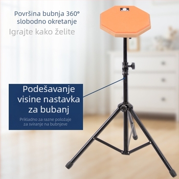 8-inčni skup tiših bubanj pločica za vježbanje, prirodni kaučuk