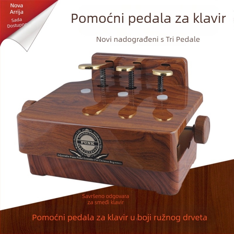 Piano pomoćni pedal za učenje, model PA-27, marka DEDO, materijal OPP+pjena+karton