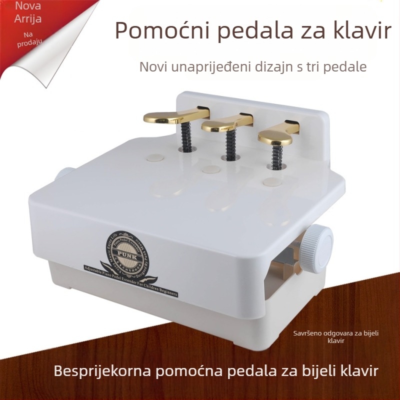 Piano pomoćni pedal za učenje, model PA-27, marka DEDO, materijal OPP+pjena+karton