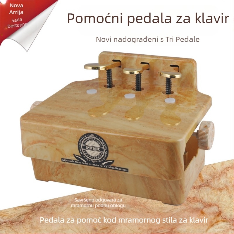 Piano pomoćni pedal za učenje, model PA-27, marka DEDO, materijal OPP+pjena+karton