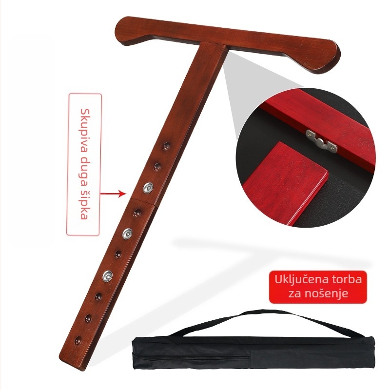 Juyifang T-oblik protuklizna podloga za violončelo, drvena konstrukcija, model: Cello anti-slip mat, pakiranje u papirnatu kutiju, za glazbene instrumente