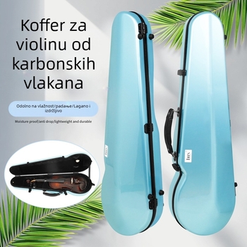 Kutija za violinu VB-45 od karbonskih vlakana, ultralakih s higrometrom i naramenicom