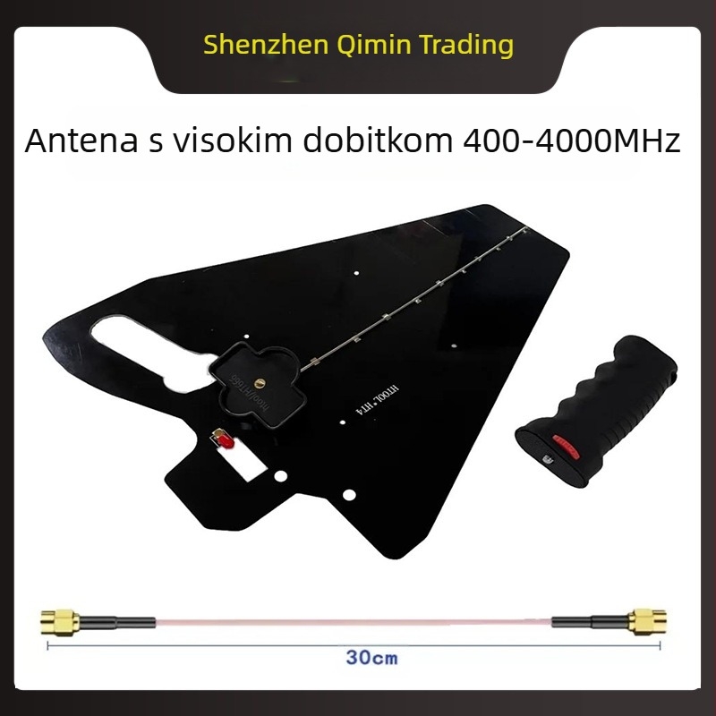 HT4 logaritamska periodična antena, visoki dobitak, širokopojasna UWB PCB antena