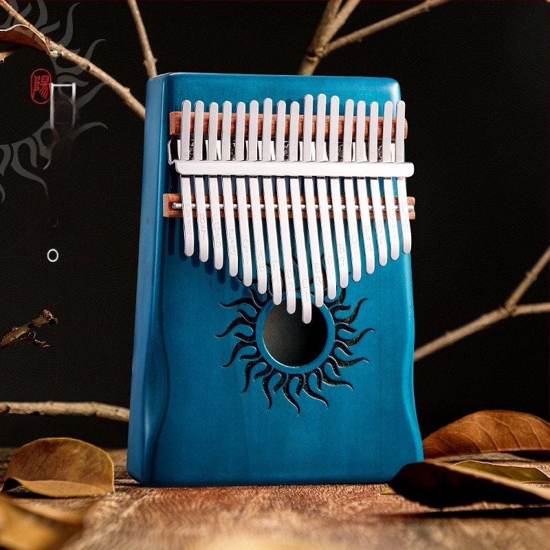 Huashu Kalimba (prstno piano) - 17 tonova, javorovo drvo, instrument za početnike