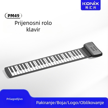 Klavir PM49 — 49 tipki, silikon, prenosni klavir za početnike