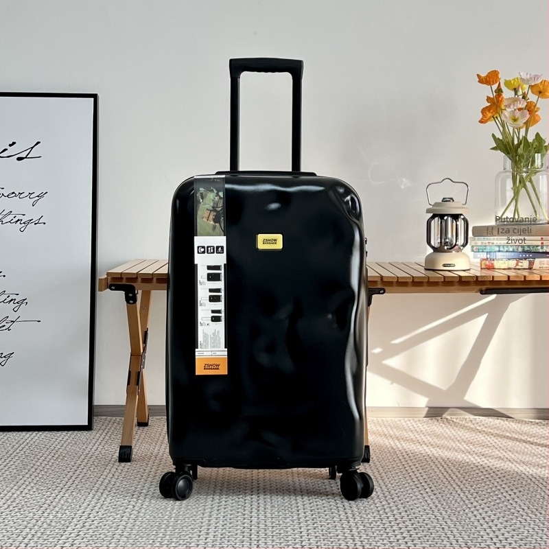 Putni kofer s avionskim kotačićima, ABS+PC, zatvaranje na zip, 3 kg, vodootporan, obična kombinacijska brava