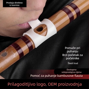 Maner pomoćno sredstvo za puhanje u flauti – za početnike, DEFG podešavanje, univerzalni dodaci