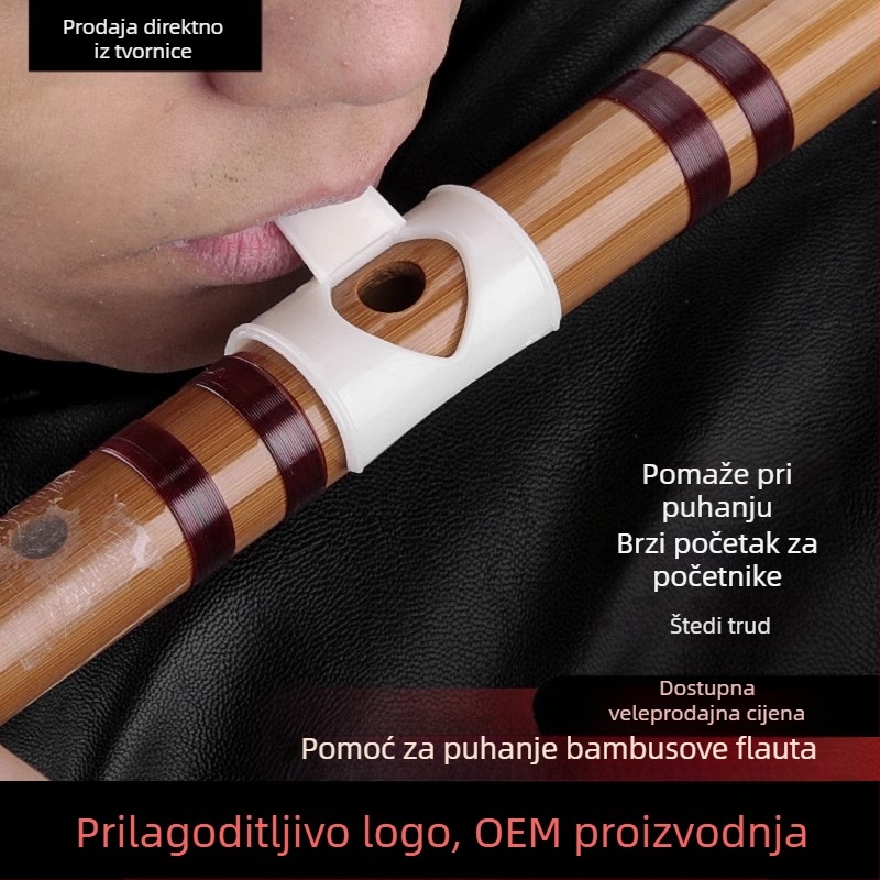 Maner pomoćno sredstvo za puhanje u flauti – za početnike, DEFG podešavanje, univerzalni dodaci