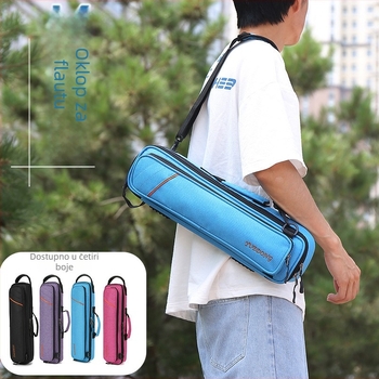 Torba za flautu, Oxford platno, model S-16, preko ramena, pogodna za futrolu za flautu