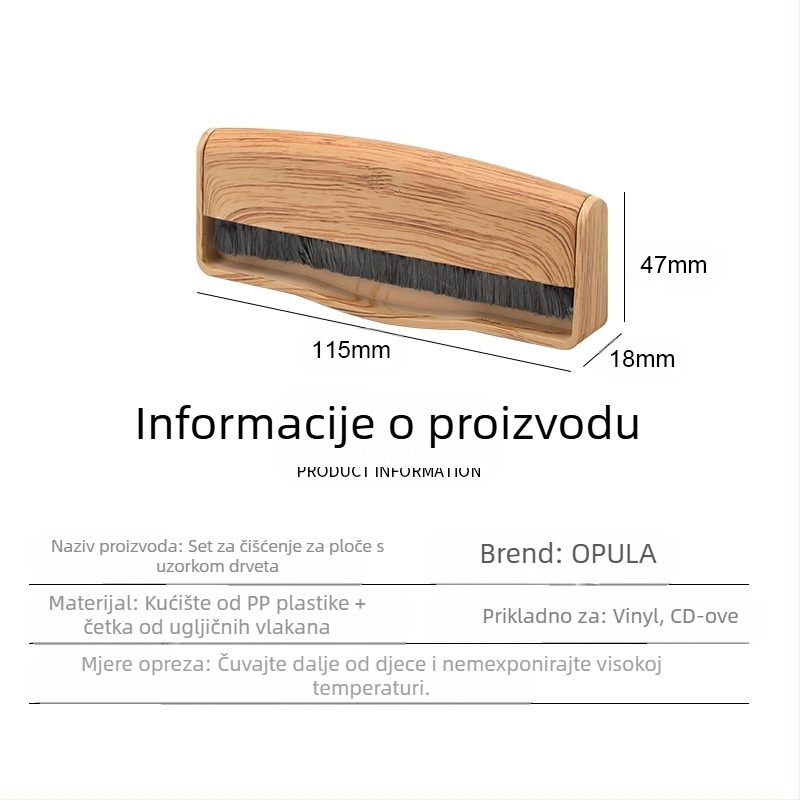 Set za čišćenje vinyl ploča – OPULA KCL-1900, set za čišćenje, objavljeno 2024