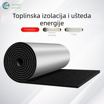 Samozaljepiva izolacija aluminijske folije za krovove – protupožarna, toplinska i zvučna izolacija, 0.035 W/mK, razred B1, radna temperatura 200°C, mikroporozna zavojnica